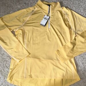 Ralph Lauren RLX  Yellow quarter zip